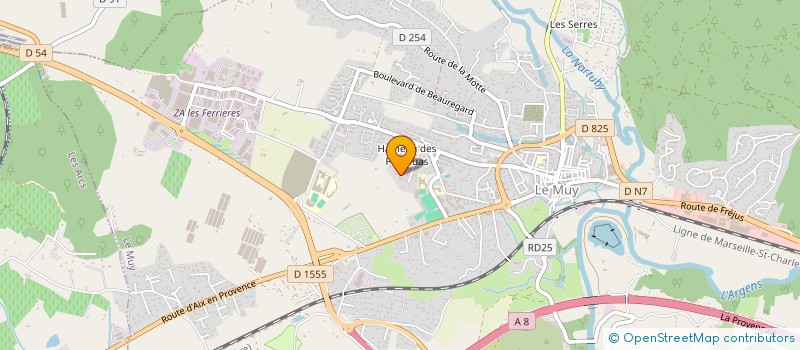 localisation de l'entreprise MADAME PATRICIA DUCLOS à LE MUY