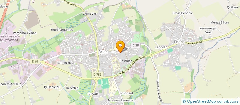 localisation de l'entreprise MADAME PATRICIA DUCLOY  BRIEC