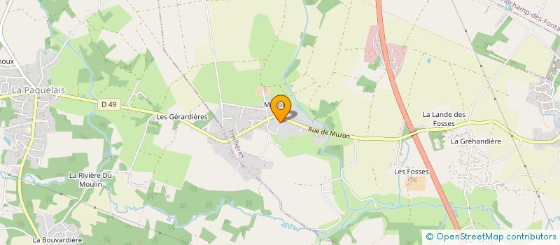 localisation de l'entreprise MADAME PATRICIA DUCOIN  TREILLIERES