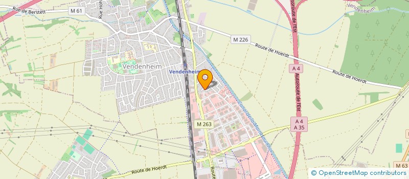 localisation de l'entreprise MADAME PATRICIA DUFOUR  VENDENHEIM