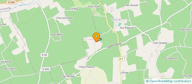 localisation de l'entreprise MADAME PATRICIA DULUC à BELLEVIGNE