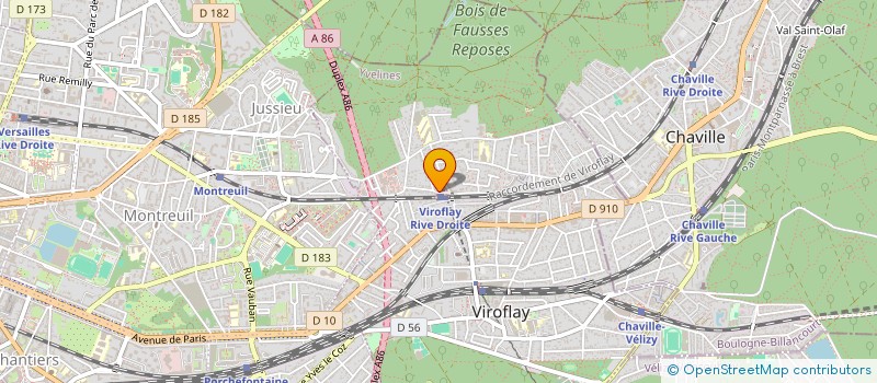 localisation de l'entreprise MADAME PATRICIA DUPANLOUP  VIROFLAY