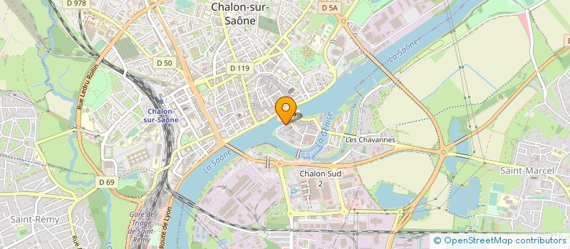 localisation de l'entreprise MADAME PATRICIA DUPLOUIS à CHALON-SUR-SAONE