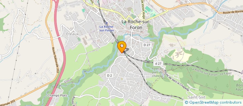 localisation de l'entreprise MADAME PATRICIA DUPONT  LA ROCHE-SUR-FORON