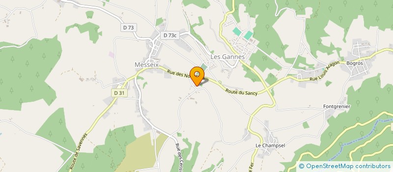 localisation de l'entreprise MADAME PATRICIA DUPOUY  MESSEIX