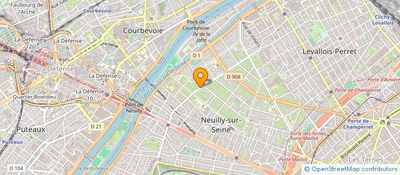 localisation de l'entreprise MADAME PATRICIA DURAND à NEUILLY-SUR-SEINE