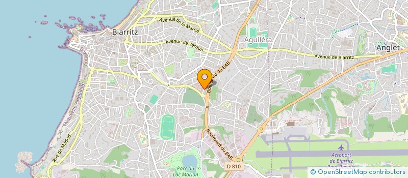 localisation de l'entreprise MADAME PATRICIA DUREZ à BIARRITZ