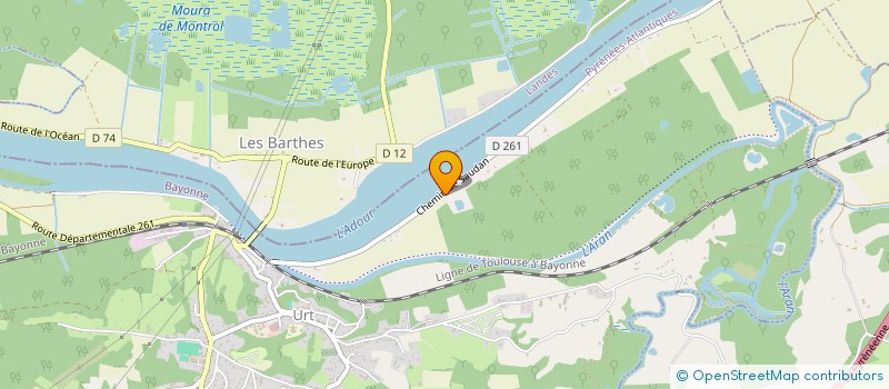 localisation de l'entreprise MADAME PATRICIA DUVERNAY  URT