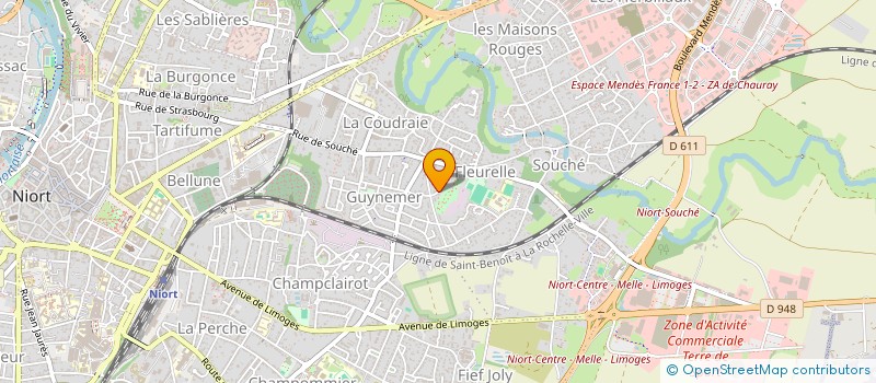 localisation de l'entreprise MADAME PATRICIA ECOTIERE à NIORT