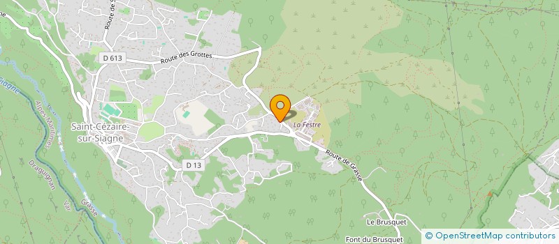 localisation de l'entreprise MADAME PATRICIA EDERY à SAINT-CEZAIRE-SUR-SIAGNE