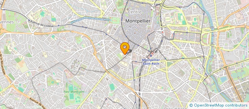 localisation de l'entreprise MADAME PATRICIA EDUARDS à MONTPELLIER
