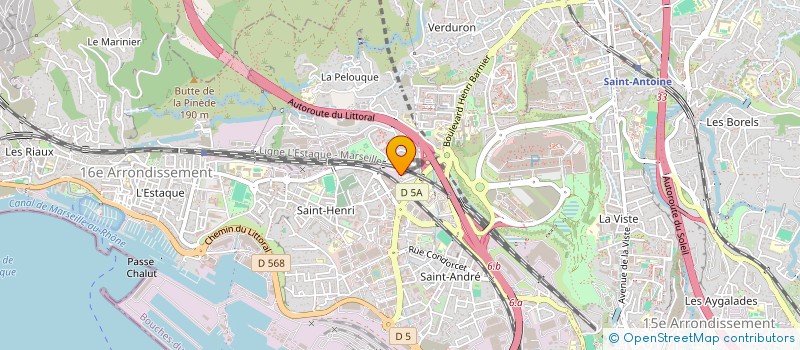 localisation de l'entreprise MADAME PATRICIA EHRHART  MARSEILLE