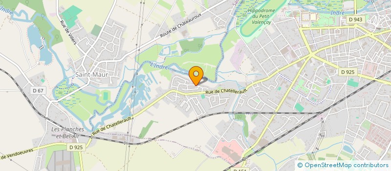 localisation de l'entreprise MADAME PATRICIA EISERLE à CHATEAUROUX