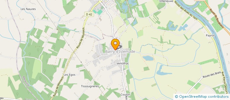 localisation de l'entreprise MADAME PATRICIA EMERAND  CONTRE