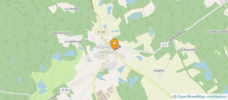 localisation de l'entreprise MADAME PATRICIA EMERY  FONTAINES-EN-SOLOGNE