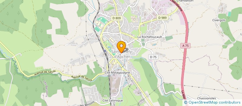 localisation de l'entreprise MADAME PATRICIA ENGELVIN à SAINT-CHELY-D'APCHER