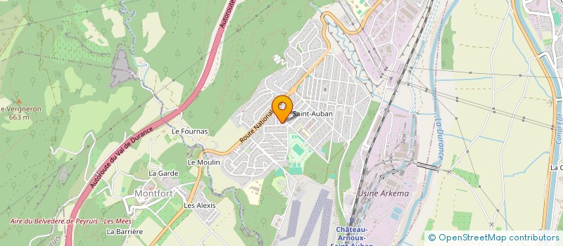 localisation de l'entreprise MADAME PATRICIA ESPARIAT  CHATEAU-ARNOUX-SAINT-AUBAN