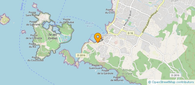 localisation de l'entreprise MADAME PATRICIA ETIENNE  SIX-FOURS-LES-PLAGES