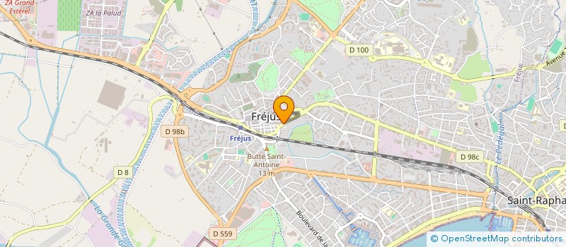 localisation de l'entreprise MADAME PATRICIA FAGE à FREJUS