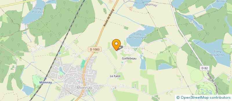 localisation de l'entreprise MADAME PATRICIA FAGET  MIONNAY