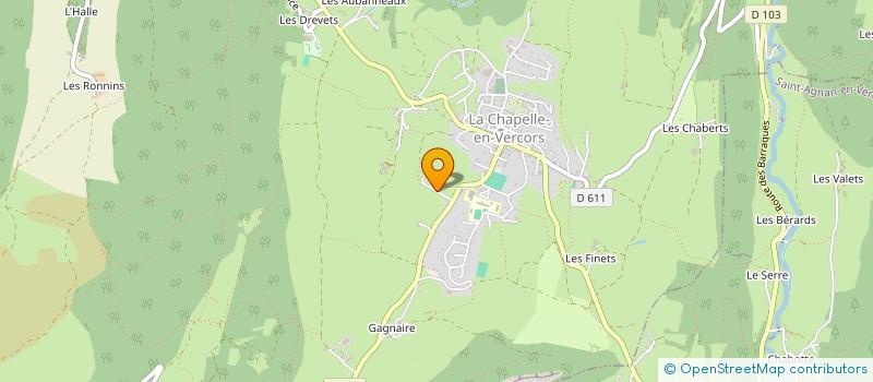 localisation de l'entreprise MADAME PATRICIA FARCASSE  SAINT-AGNAN-EN-VERCORS