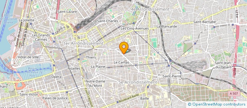 localisation de l'entreprise MADAME PATRICIA FARNOCCHI à MARSEILLE