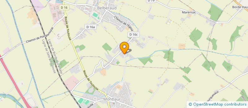 localisation de l'entreprise MADAME PATRICIA FAURE  BELBERAUD