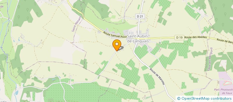 localisation de l'entreprise MADAME PATRICIA FAURE  SAINT-AUBIN-DE-LANQUAIS