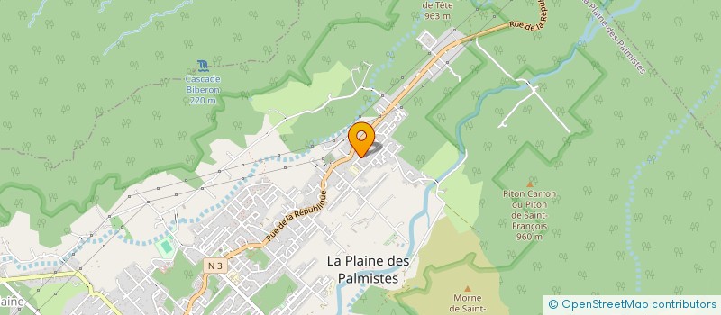 localisation de l'entreprise MADAME PATRICIA FAUSTIN  LA PLAINE-DES-PALMISTES