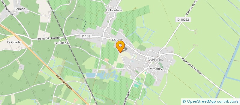 localisation de l'entreprise MADAME PATRICIA FAUX  QUEYRAC