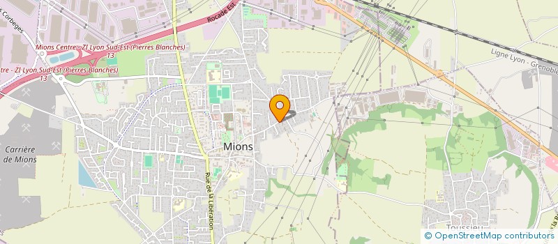 localisation de l'entreprise MADAME PATRICIA FELLI  MIONS