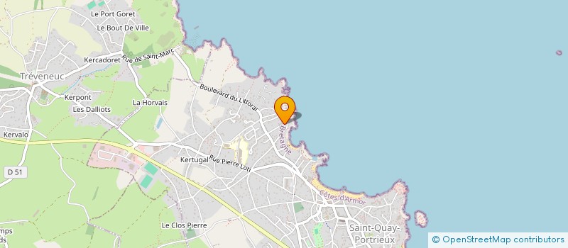 localisation de l'entreprise MADAME PATRICIA FERNANDES  SAINT-QUAY-PORTRIEUX