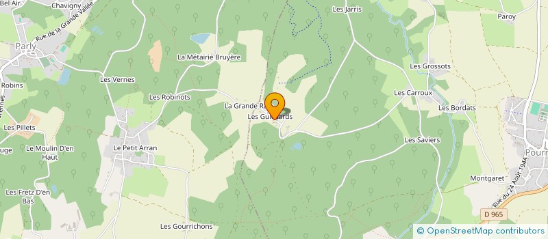 localisation de l'entreprise MADAME PATRICIA FERRARI  POURRAIN