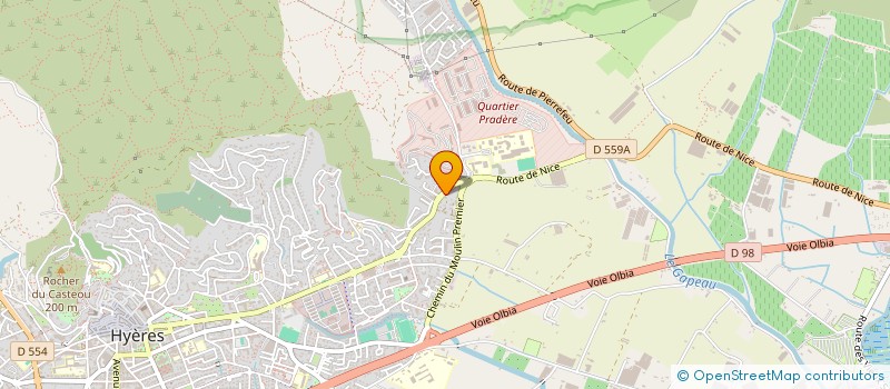 localisation de l'entreprise MADAME PATRICIA FERRARO à HYERES