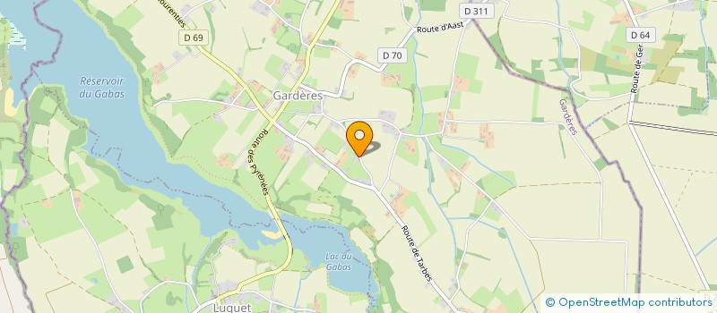 localisation de l'entreprise MADAME PATRICIA FERRER  GARDERES