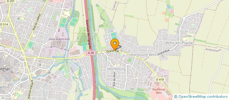 localisation de l'entreprise MADAME PATRICIA FINANCE  HORBOURG-WIHR