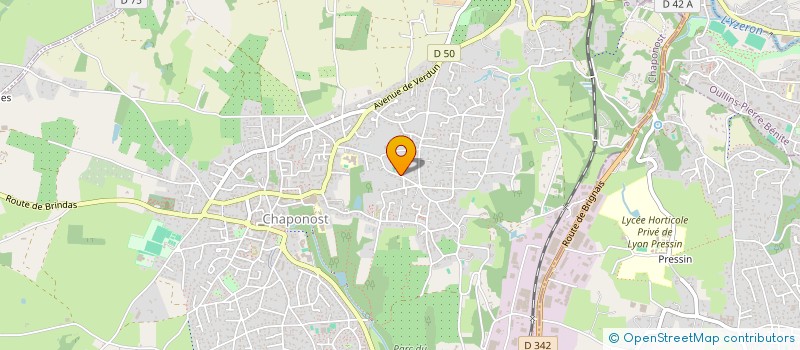 localisation de l'entreprise MADAME PATRICIA FIONA LANGAN  CHAPONOST