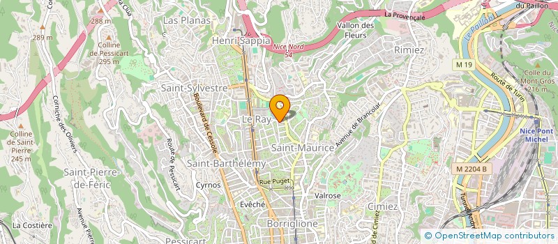 localisation de l'entreprise MADAME PATRICIA FIORELLI à NICE