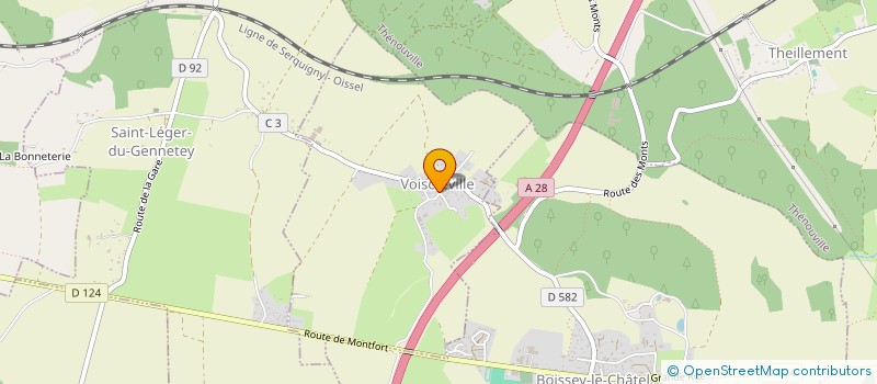 localisation de l'entreprise MADAME PATRICIA FLAHAUT  VOISCREVILLE