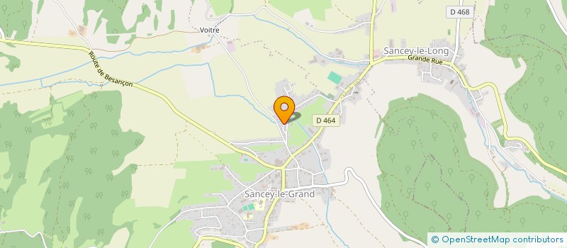 localisation de l'entreprise MADAME PATRICIA FLAMANT  SANCEY