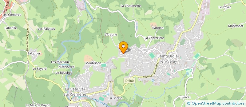 localisation de l'entreprise MADAME PATRICIA FLAMENT  SAINT-DIDIER-EN-VELAY