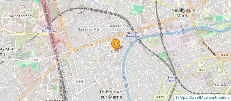 localisation de l'entreprise MADAME PATRICIA FLOREQUIN à LE PERREUX-SUR-MARNE