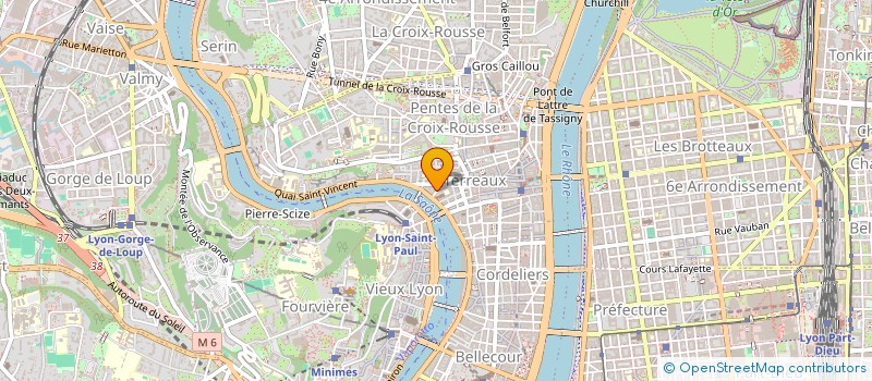 localisation de l'entreprise MADAME PATRICIA FOGLIETTA à LYON