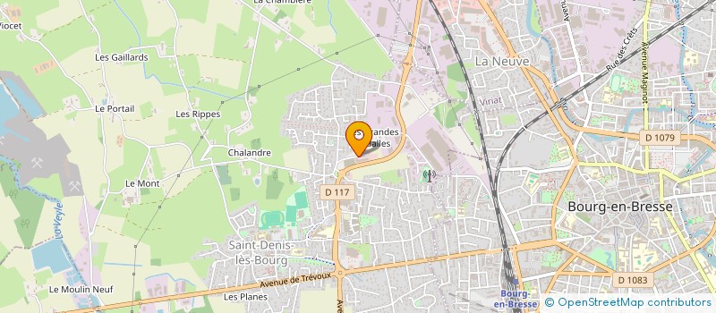 localisation de l'entreprise MADAME PATRICIA FONTAINE à SAINT-DENIS-LES-BOURG