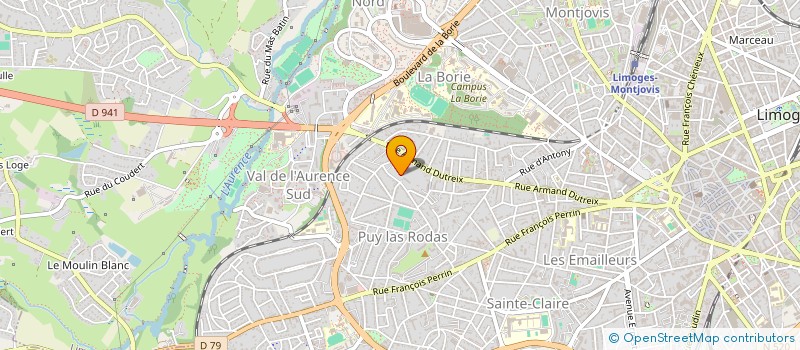 localisation de l'entreprise MADAME PATRICIA FONTAN à LIMOGES