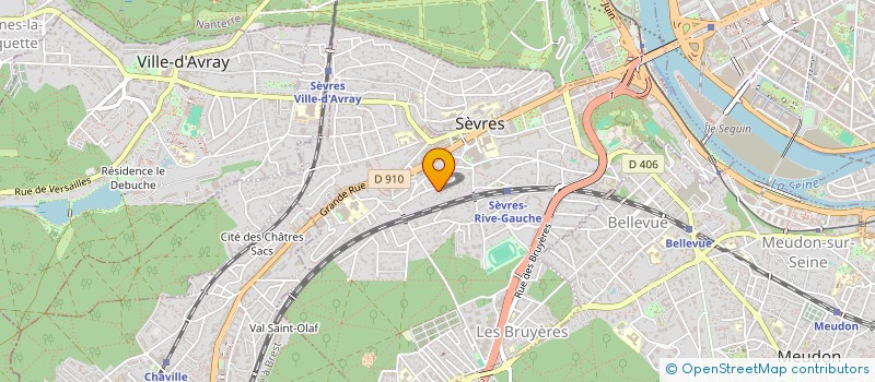 localisation de l'entreprise MADAME PATRICIA FONTANIER à SEVRES