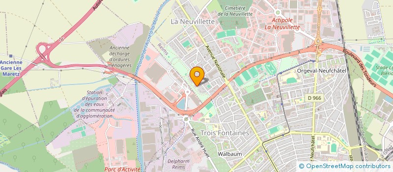 localisation de l'entreprise MADAME PATRICIA FORTIN à REIMS