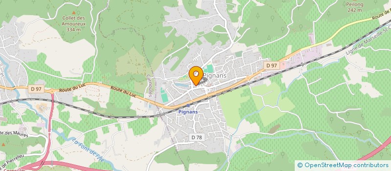 localisation de l'entreprise MADAME PATRICIA FOUCAUD à PIGNANS