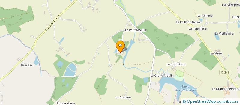 localisation de l'entreprise MADAME PATRICIA FOULONNEAU à MONTREVAULT-SUR-EVRE
