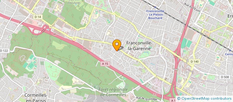 localisation de l'entreprise MADAME PATRICIA FOURGEAUD  FRANCONVILLE